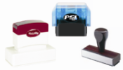 Stamps      Carcone offers a wide variety of hand held rubber stamps with changeable date bands; any size, shape, color or graphic layout, from the simple to the complex. We provide only professional quality, high durability dater equipment, customized to