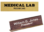 engraved signs, custom, nameplates