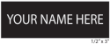 NB-1 - Name Badge - 1 Line 