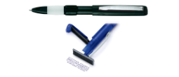 SU-21974 - Black Plastic Pen/Stamp